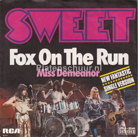 Sweet - Fox on the run / Miss Demeanor