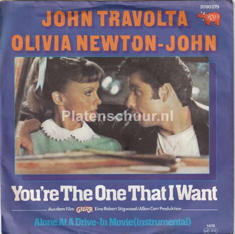 John Travolta and Olivia Newton John - You're the one that i want / Ernie Watts - Alone at a drive-in movie (instrumental)
