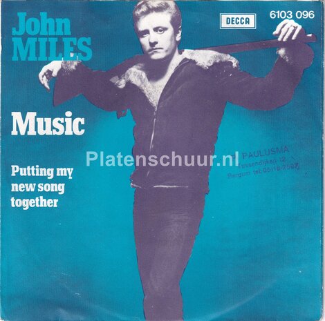John Miles - Music / Putting My New Song Together