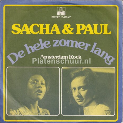 Sacha & Paul - De hele zomer lang / Amsterdam Rock