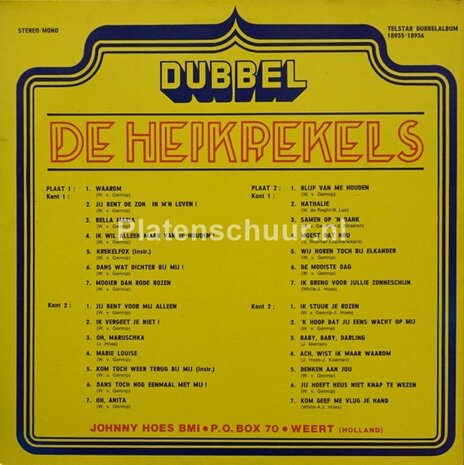 De Heikrekels - Dubbel  (LP)