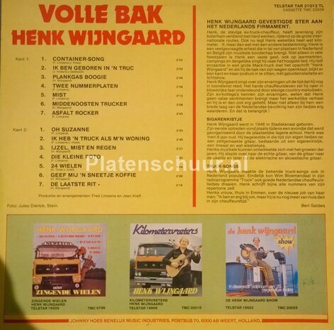 Henk Wijngaard - Volle Bak  (LP)