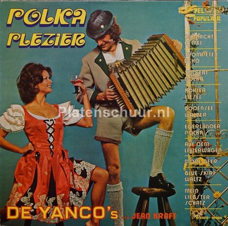 De Yanco's o.l.v. Jean Kraft – Polka Plezier  (LP)