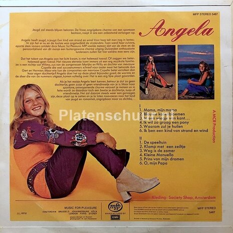 Angela - Angela (o.a. Prins van mijn dromen)  (LP)