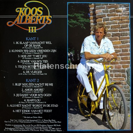 Koos Alberts ‎– Koos Alberts III  (LP)   (met o.a. De Vlieger)