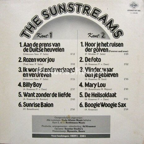 The Sunstreams – The Sunstreams  (LP) (o.a. Billy Boy)