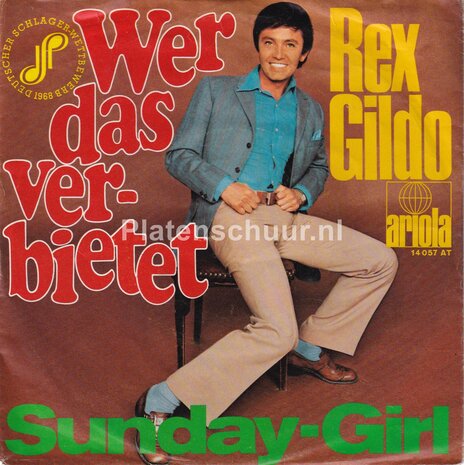 Rex Gildo - Wir das verbietet / Sunday Girl
