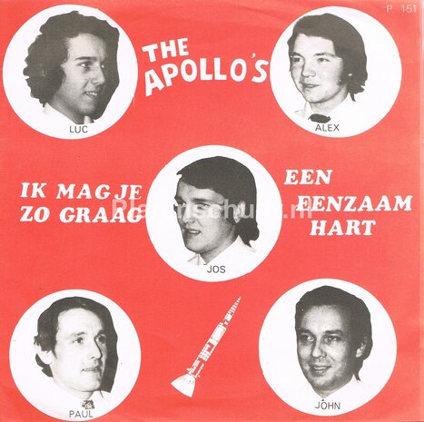 The Apollo's - Ik mag je zo graag / Een eenzaam hart