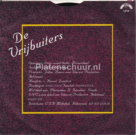 De Vrijbuiters - Rode rozen, gaf jij aan mij / Holland, wat ben je mooi