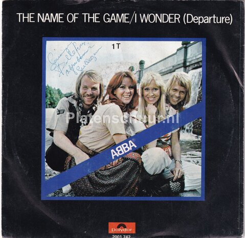 Abba - The Name Of The Game / I Wonder (Departure)