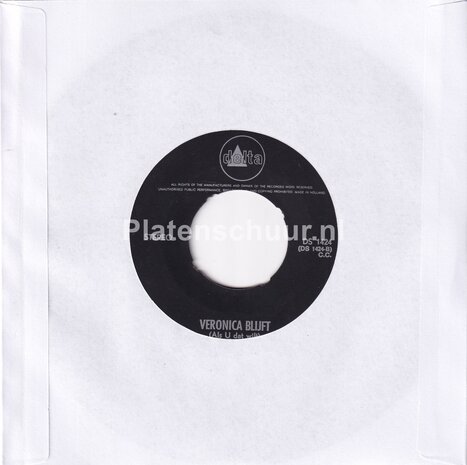 Veronica - Veronica (door Veronica) / Veronica blijft  (blanco hoes)