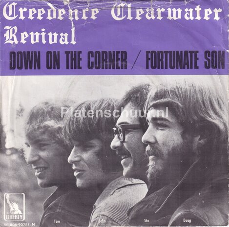 CCR Creedence Clearwater Revival - Down on the corner / Fortunate Son
