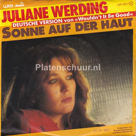 Juliane Werding - Sonne Auf Der Haut / Meeressohn