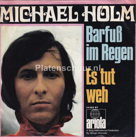 Michael Holm - Barfu&szlig; im regen / Es tut weh