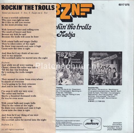BZN - Rockin' the trolls / Nadja