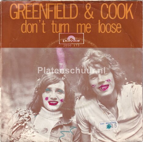 Greenfield and Cook - Don't turn me loose / Going home