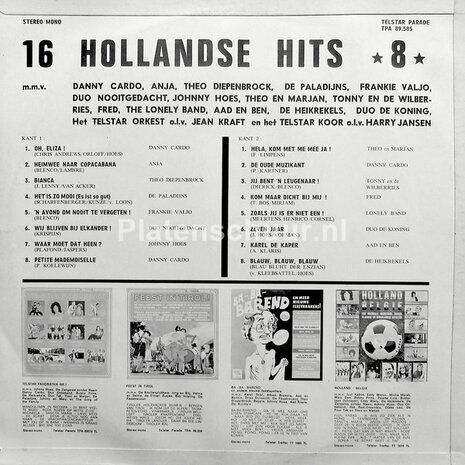 16 Hollandse Hits *8*  (LP)