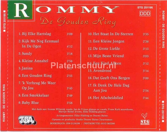 Rommy - De Gouden Ring  (CD)