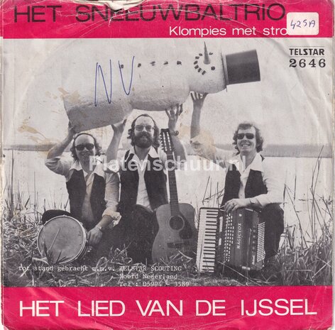 Het Sneeuwbaltrio - Het Lied Van De Ijssel / Klompies Met Stro Erin